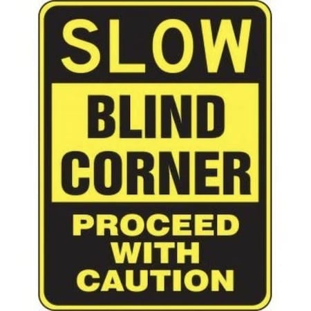 Accuform SURFACE  DRIVING CONDITIONS SIGN FRW478RA FRW478RA